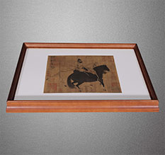 额济纳旗书画装裱配框服务案例